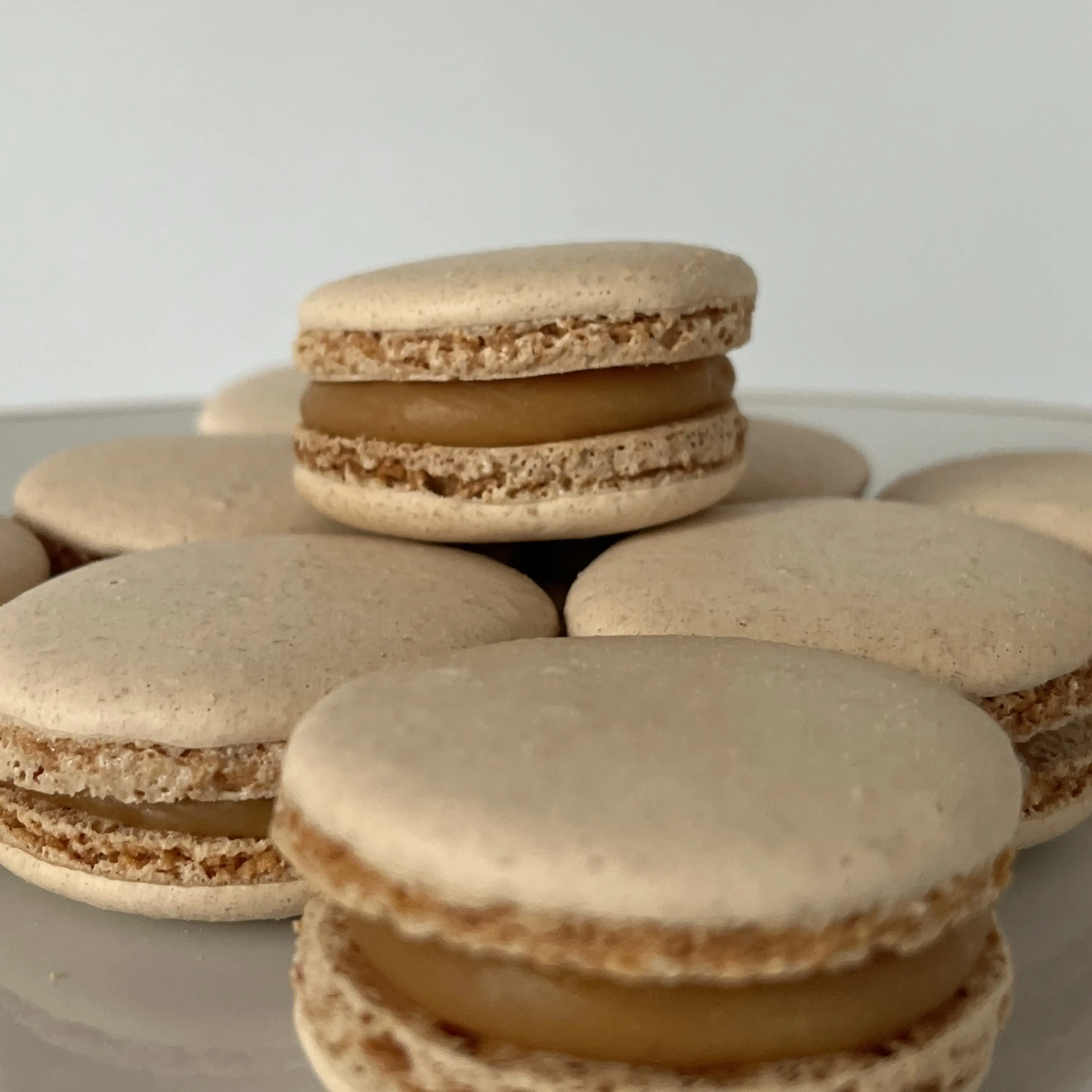 Macarons caramel beurre salé